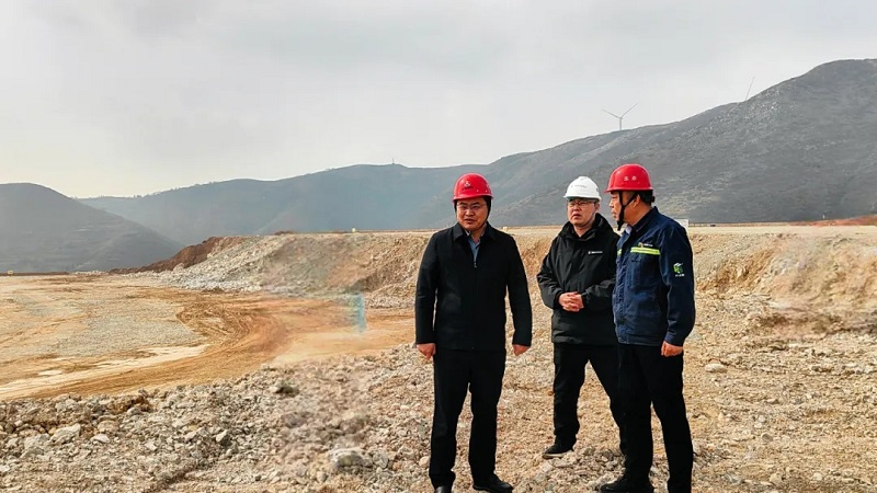 郭正亮到富平公司、新材富平中昊和涇陽(yáng)公司開(kāi)展非煤礦山安全檢查